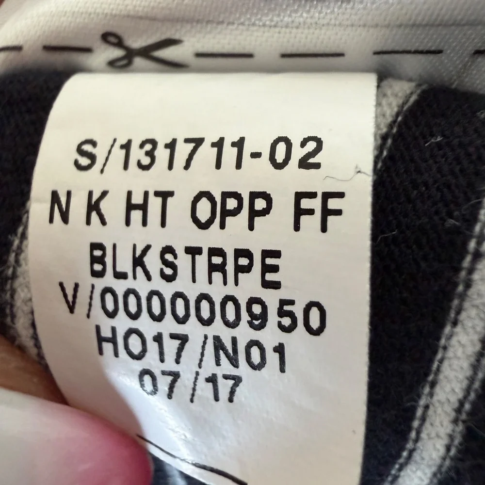 Old Navy Girls Striped Short Sleeve Fit & Flare Dress Black White XL 14